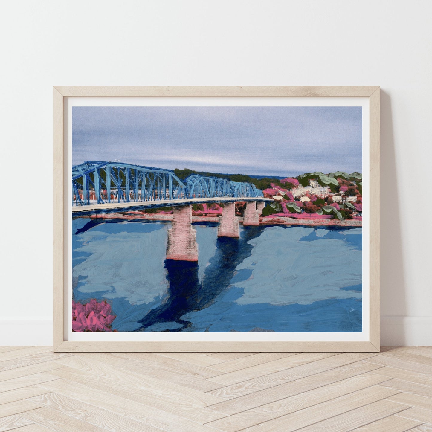 Chattanooga Tennessee River Bridge Print - El Baker Art