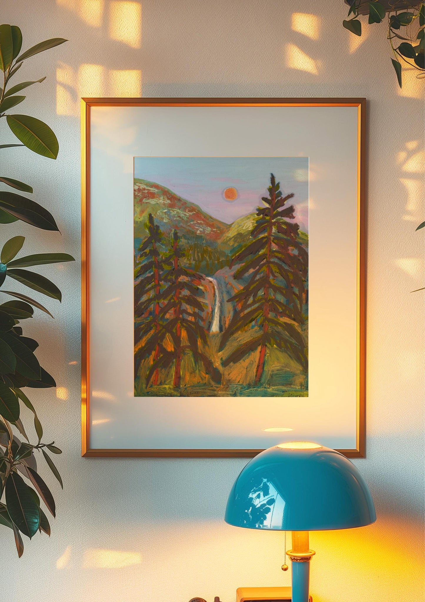 Rocky Mountain National Park Print | Mid-Century Modern Colorado Landscape