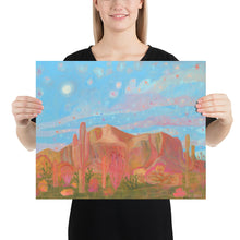 Load image into Gallery viewer, Arizona Superstition Mountains Landscape Print
