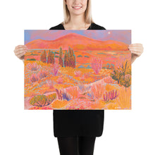 Load image into Gallery viewer, Colorful Western Mountain Desert Print
