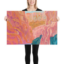 Load image into Gallery viewer, Pink Santa Elena Canyon Big Bend National Park Print
