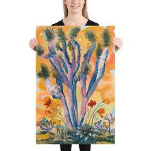 Load image into Gallery viewer, California Joshua Tree Poppy Collage Print
