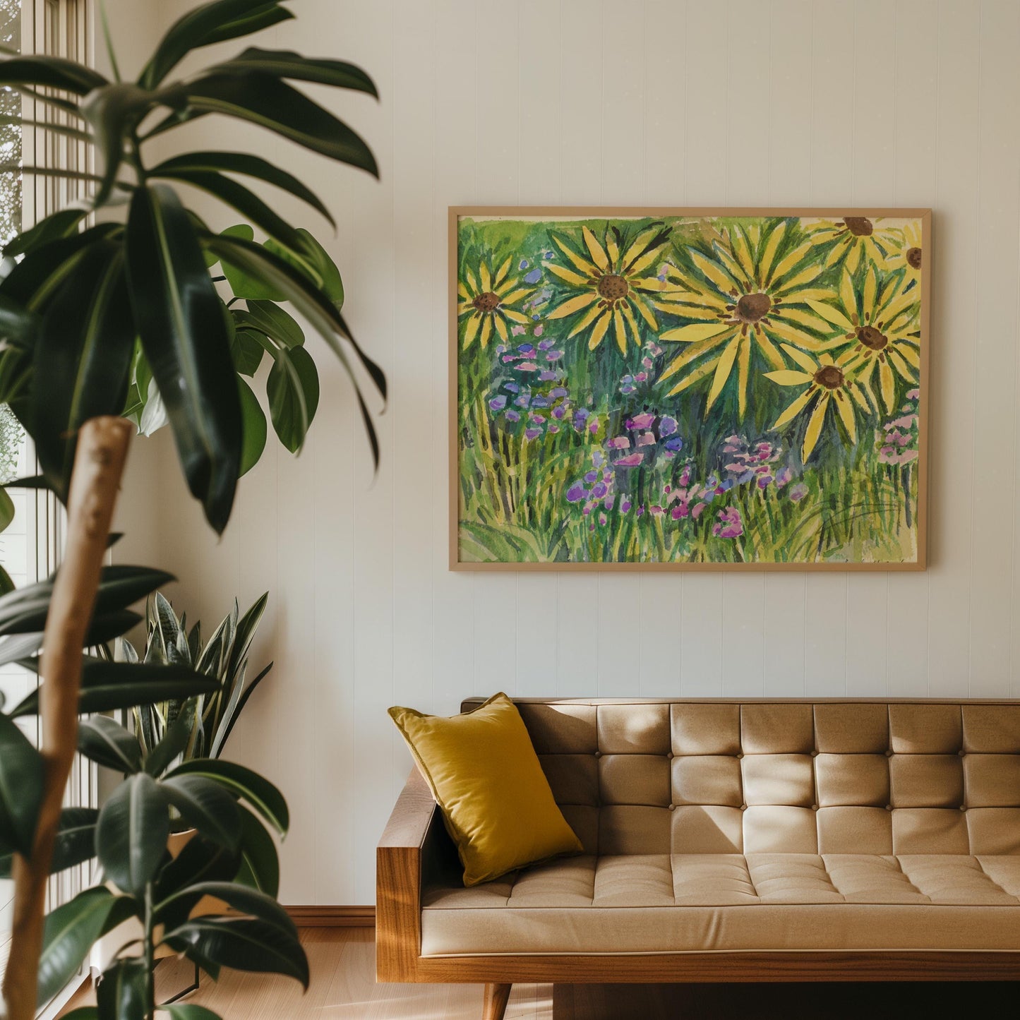 GUEST ARTIST | Texas Wildflowers Watercolor Print | Botanical Daisies Art