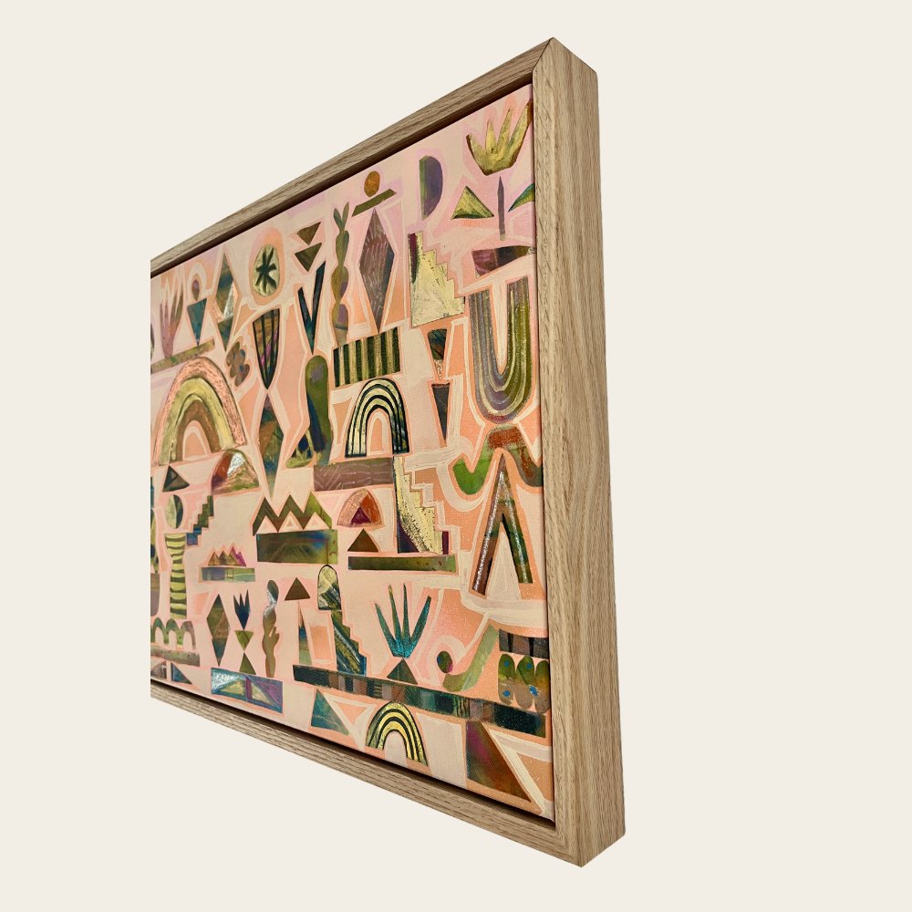 Light Green Landscape Print - El Baker Art Acrylic Print