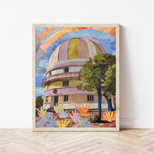 Load image into Gallery viewer, McDonald Observatory Mixed Media Collage Print
