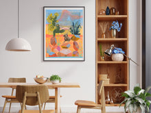 Load image into Gallery viewer, Pink Desert Rocks Landscape Print
