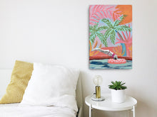 Load image into Gallery viewer, Tropical Swimming Pool Canvas Print
