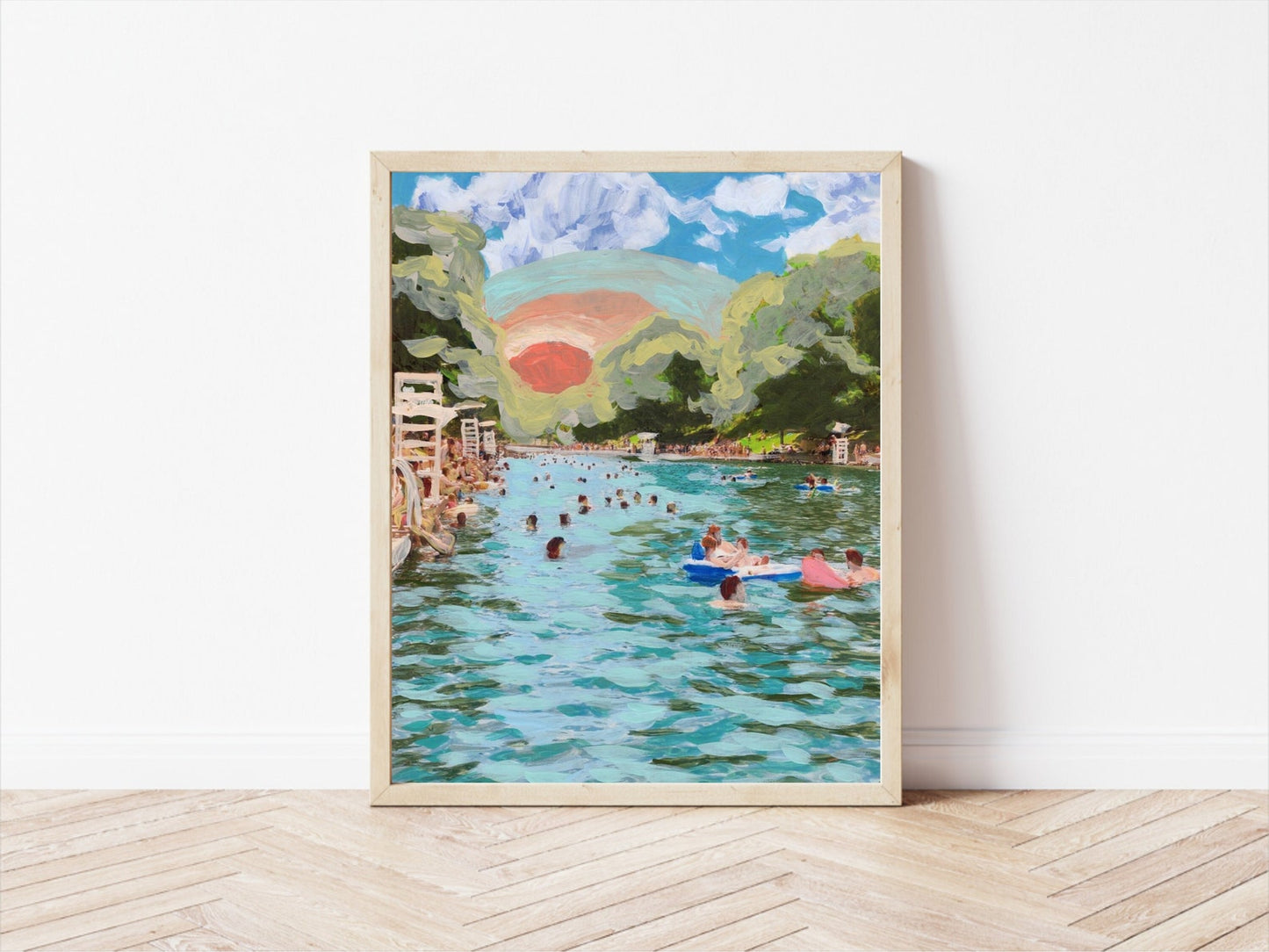 Austin Texas Art Barton Springs Print