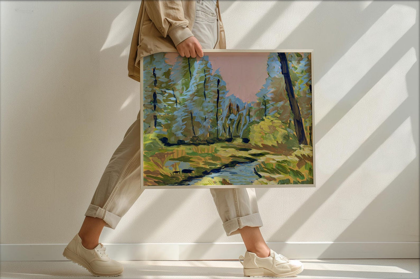 Pink Sky Colorado River Landscape Print
