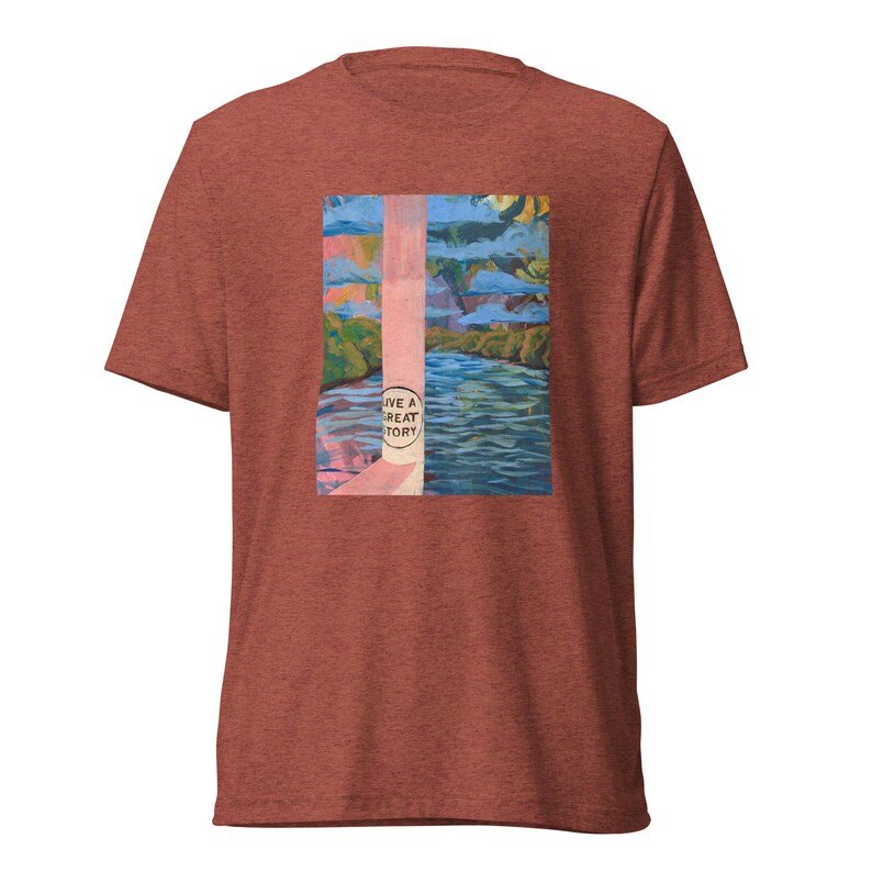 Lady Bird Lake Trail Austin T-Shirt - El Baker Art