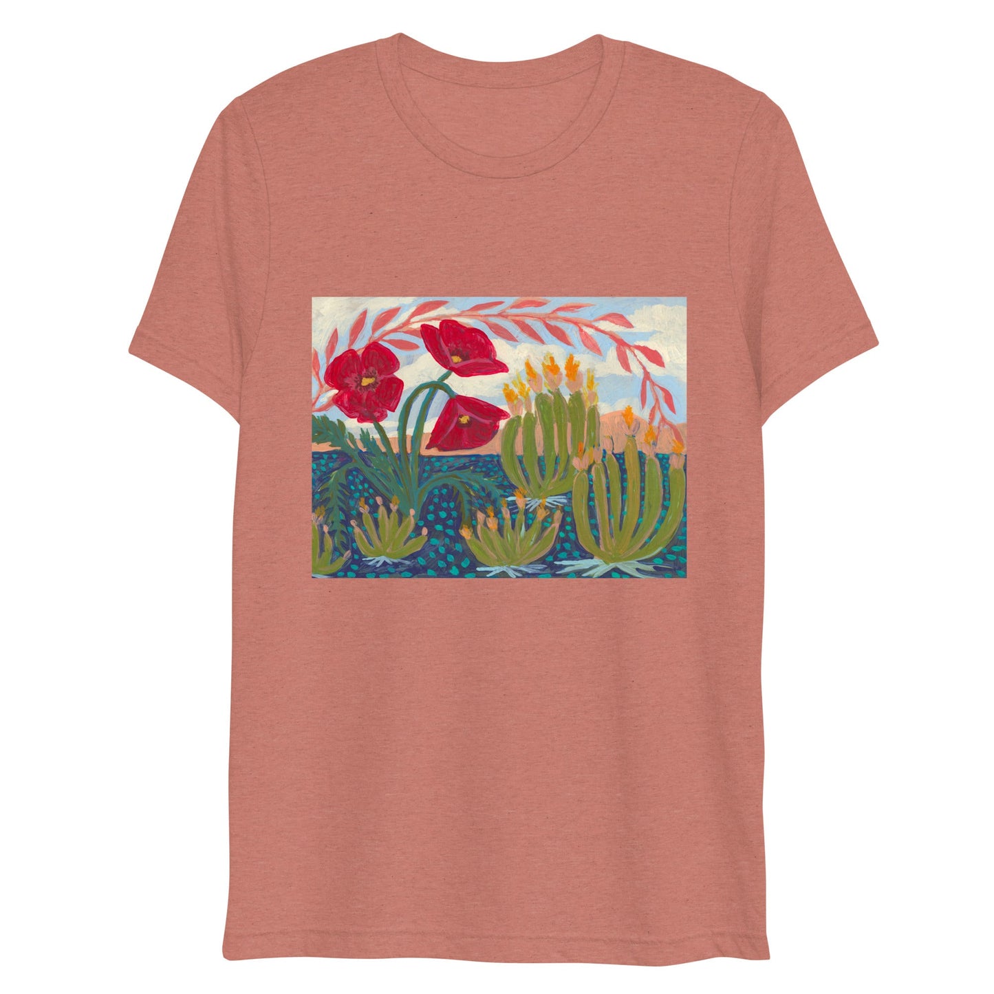 Vintage California Poppy T-Shirt - El Baker Art