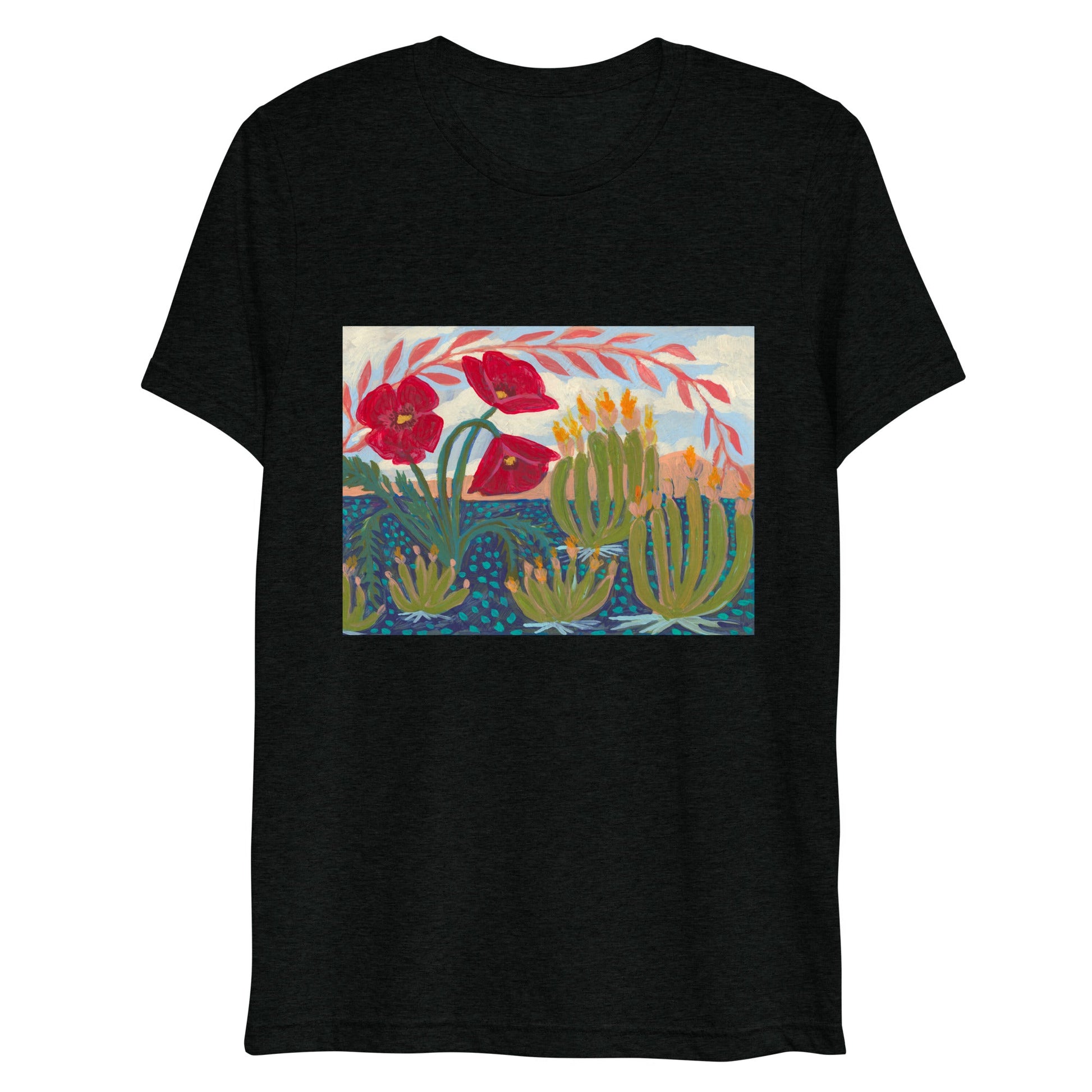 Vintage California Poppy T-Shirt - El Baker Art