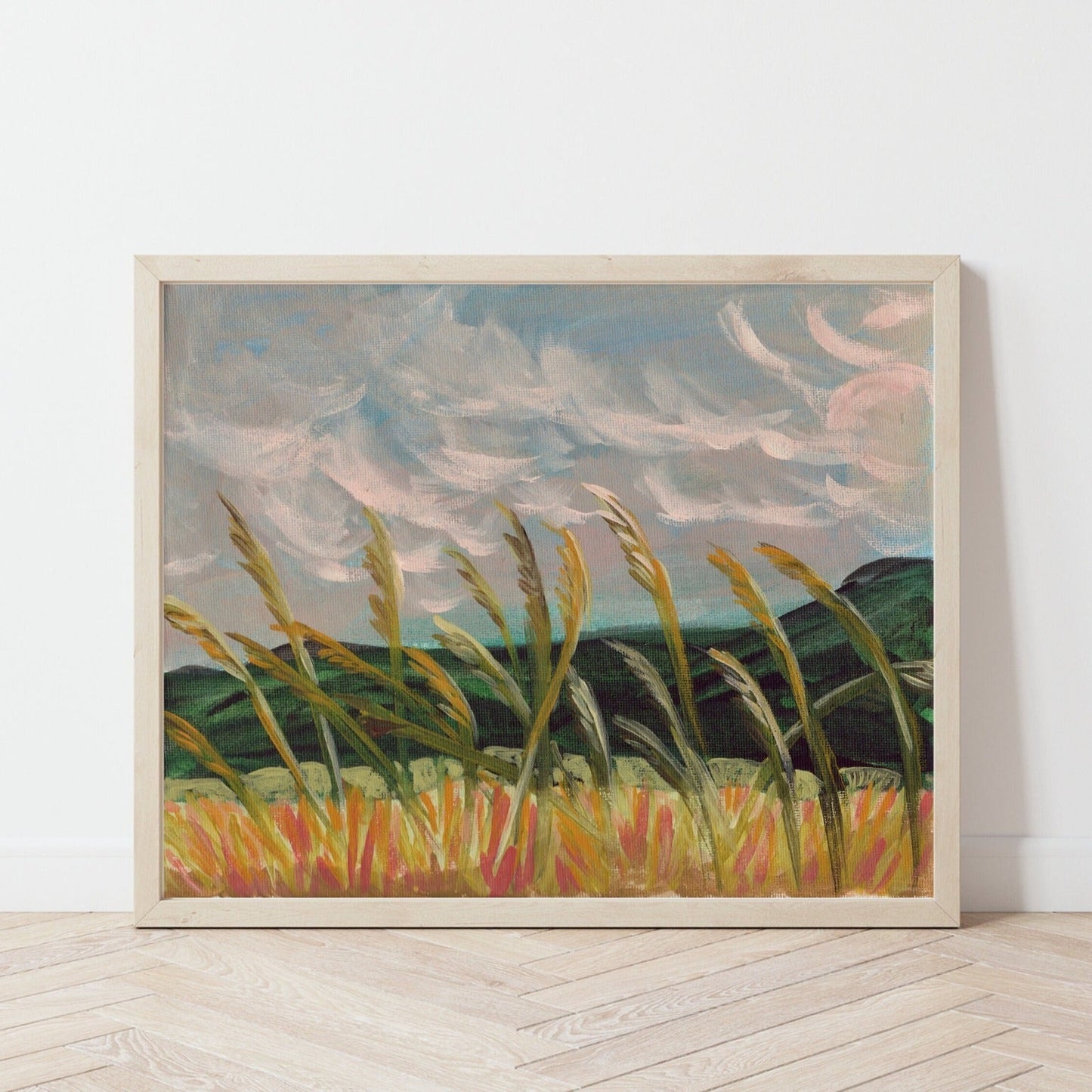 Wheat Farmhouse Style Print - El Baker Art
