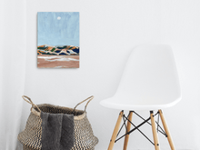 Load image into Gallery viewer, Neutral Abstract Mountain Landscape Canvas Print
