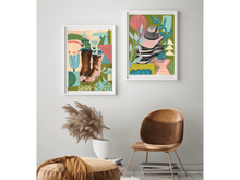Load image into Gallery viewer, Colorful Texas Cowboy Hat Print
