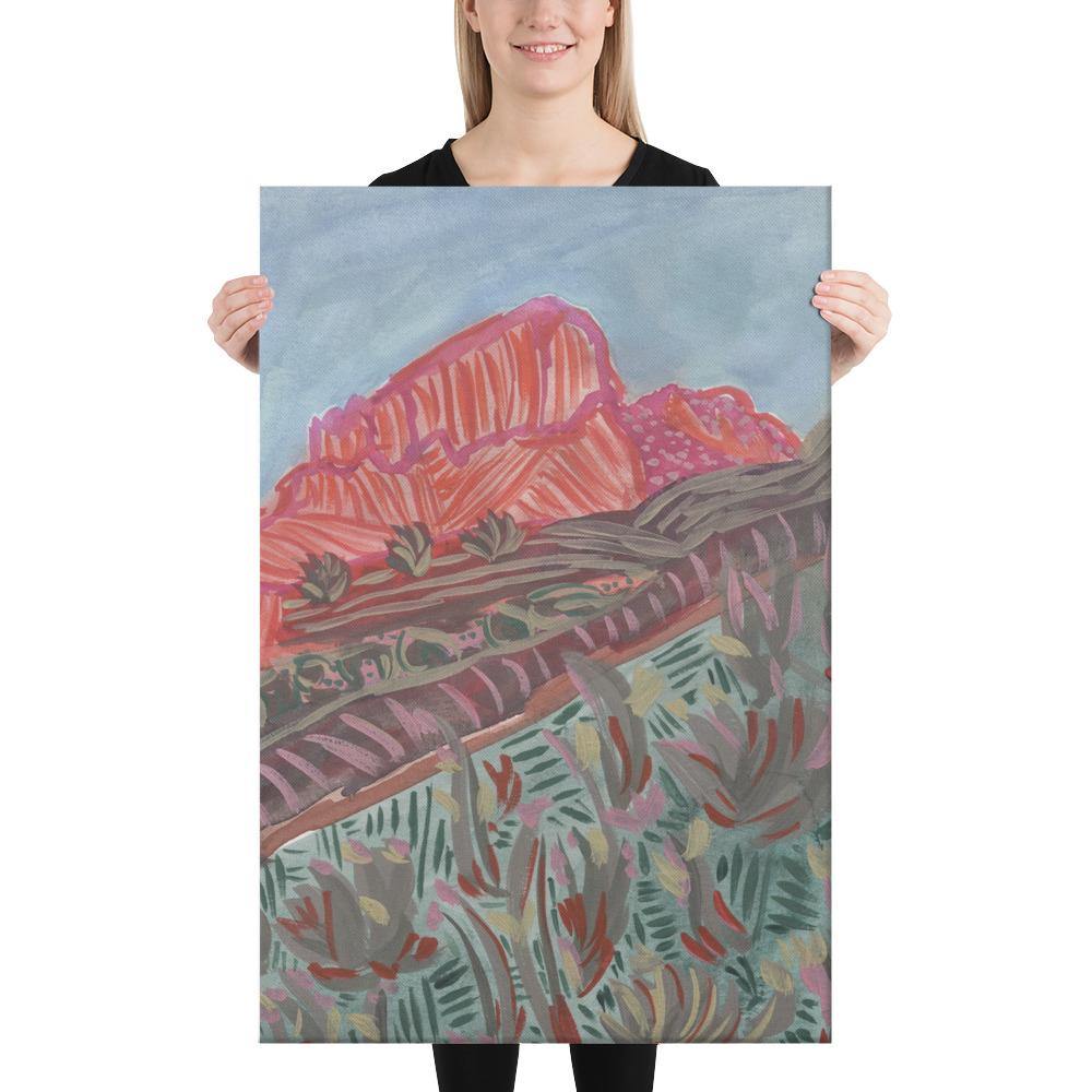 Abstract Big Bend Canvas Print