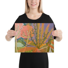 Load image into Gallery viewer, Midcentury Modern Floral Garden Canvas Print
