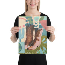 Load image into Gallery viewer, Texas Cowboy Boots Canvas Print
