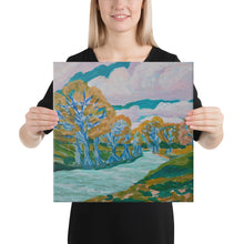 Load image into Gallery viewer, Guadalupe River Abstract Landscape Canvas Print
