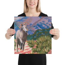 Load image into Gallery viewer, Colorful Southwestern Desert Horse Canvas Print
