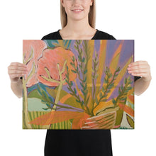 Load image into Gallery viewer, Midcentury Modern Floral Garden Canvas Print
