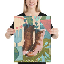 Load image into Gallery viewer, Texas Cowboy Boots Canvas Print
