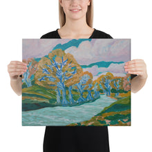 Load image into Gallery viewer, Guadalupe River Abstract Landscape Canvas Print
