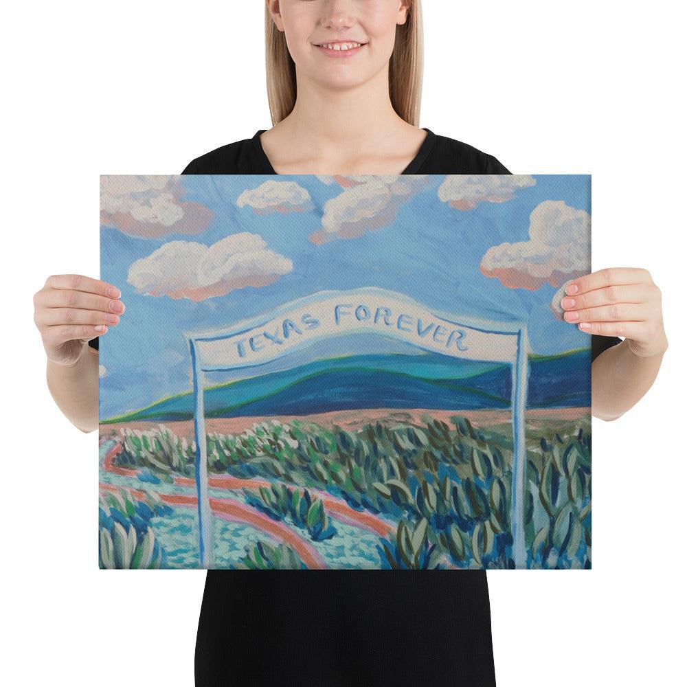 Texas Forever Canvas Print