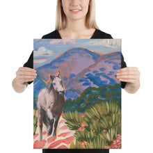 Load image into Gallery viewer, Colorful Southwestern Desert Horse Canvas Print
