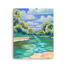 Load image into Gallery viewer, Barton Springs Clouds Canvas Print
