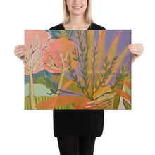 Load image into Gallery viewer, Midcentury Modern Floral Garden Canvas Print
