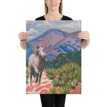 Load image into Gallery viewer, Colorful Southwestern Desert Horse Canvas Print
