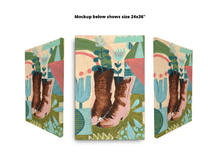 Load image into Gallery viewer, Texas Cowboy Boots Canvas Print

