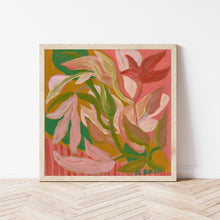 Load image into Gallery viewer, Organic Lily Leaves Print
