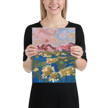 Load image into Gallery viewer, Wildflower Mountain Landscape Print
