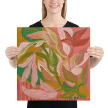 Load image into Gallery viewer, Organic Lily Leaves Print
