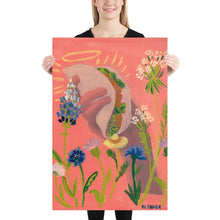 Load image into Gallery viewer, Texas Wildflowers Taco Print
