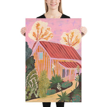 Load image into Gallery viewer, Colorful Hill Country Cottage Print
