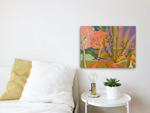 Load image into Gallery viewer, Midcentury Modern Floral Garden Canvas Print
