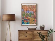 Load image into Gallery viewer, Abstract Nature Forest Print
