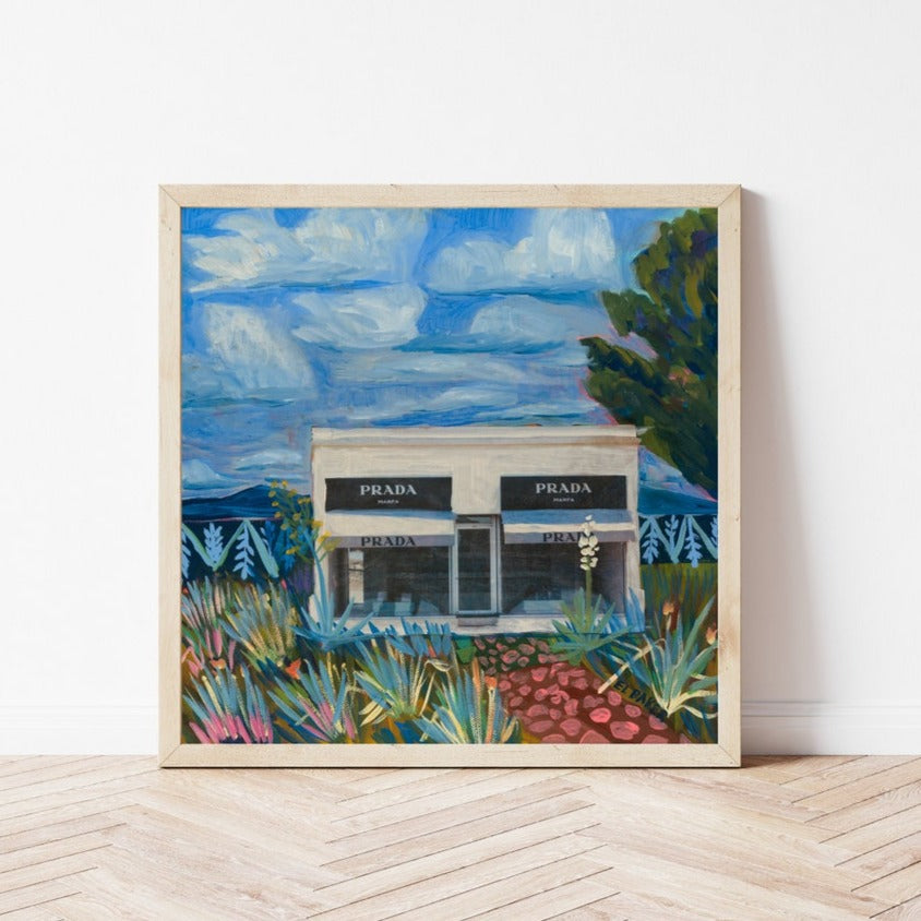 Prada Marfa Texas Travel Print - El Baker Art