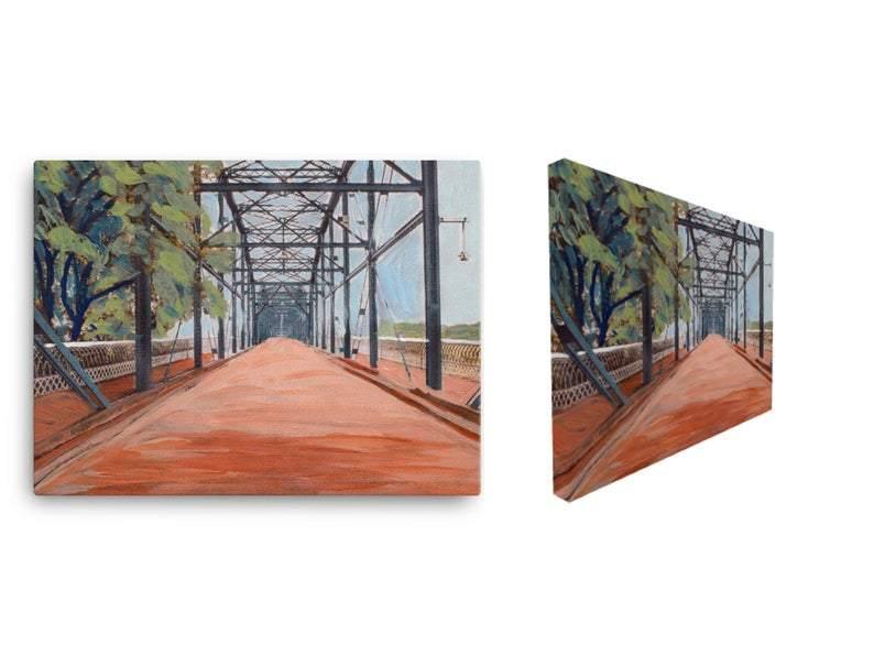 Chattanooga Walnut Street Bridge Canvas Print