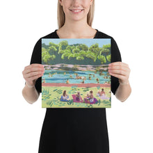 Load image into Gallery viewer, Colorful Barton Springs Canvas Print
