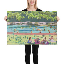 Load image into Gallery viewer, Colorful Barton Springs Canvas Print
